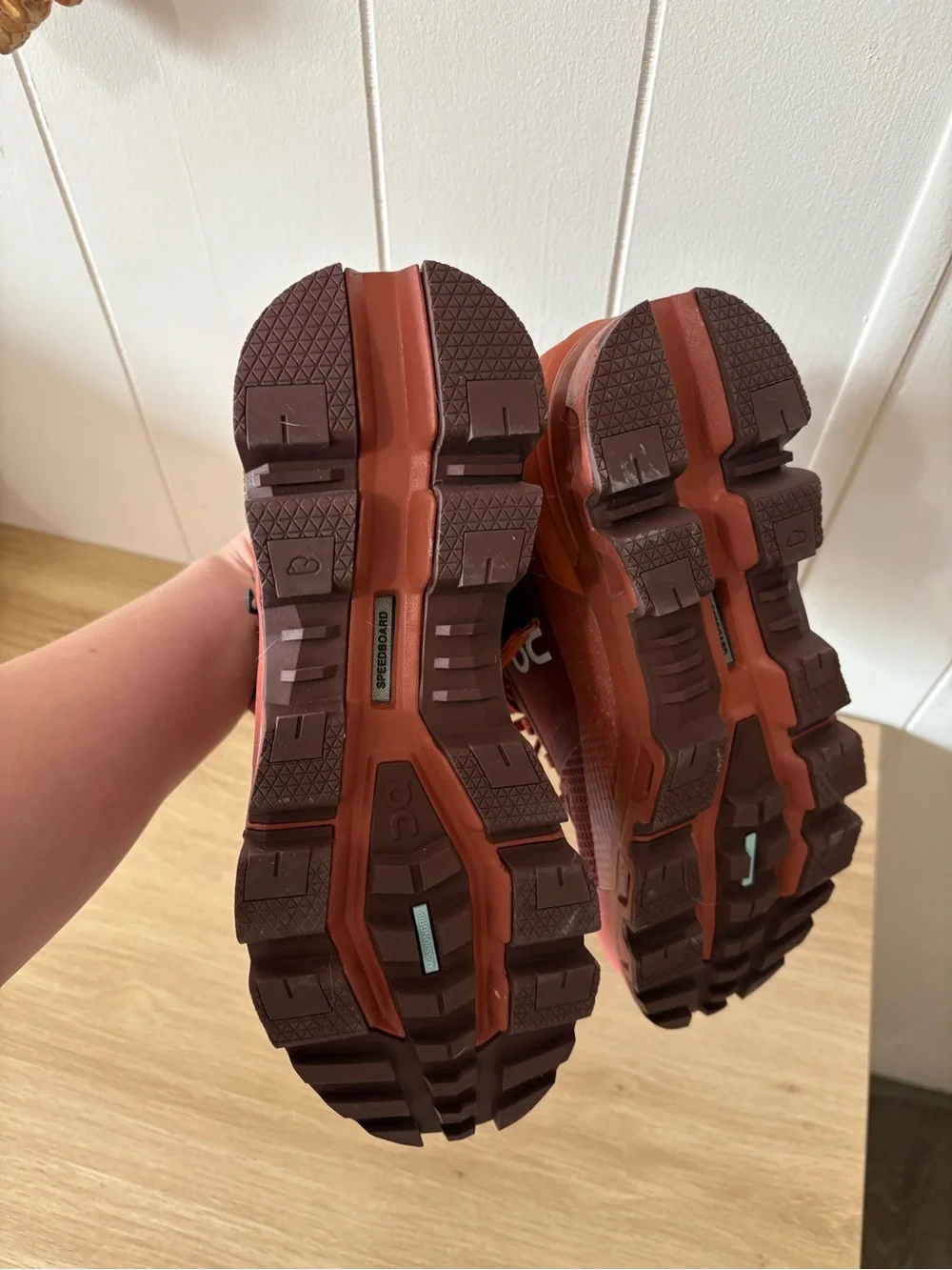 On Cloudrock 2 Waterproof Mid Hiking Boots for Women — Rust
